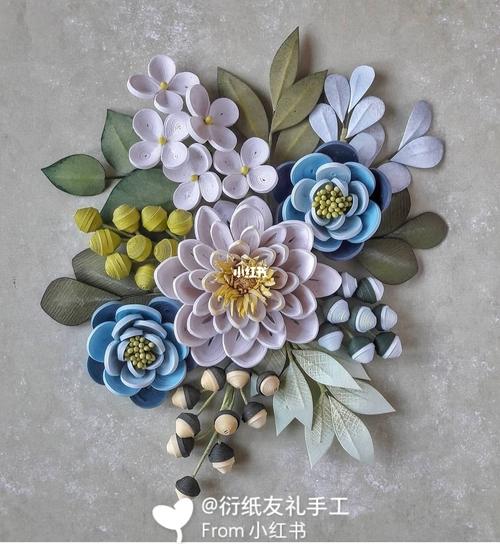 指尖绽放的清新礼物 手工衍纸花卉为乔迁新居增添情意